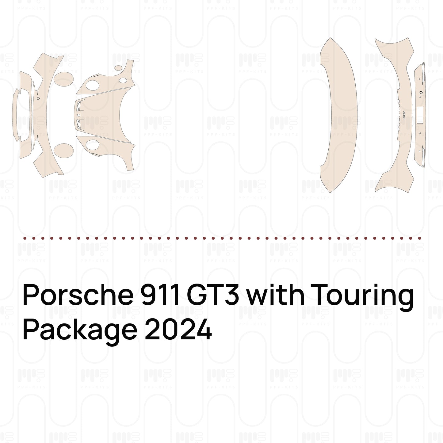 Pre-Cut PPF Porsche 911 GT3 with Touring Package 2024