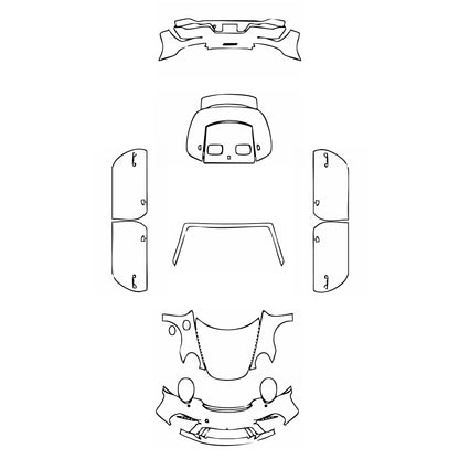 Pre-Cut PPF Porsche 911 Speedster 2018 - PPF-Kits