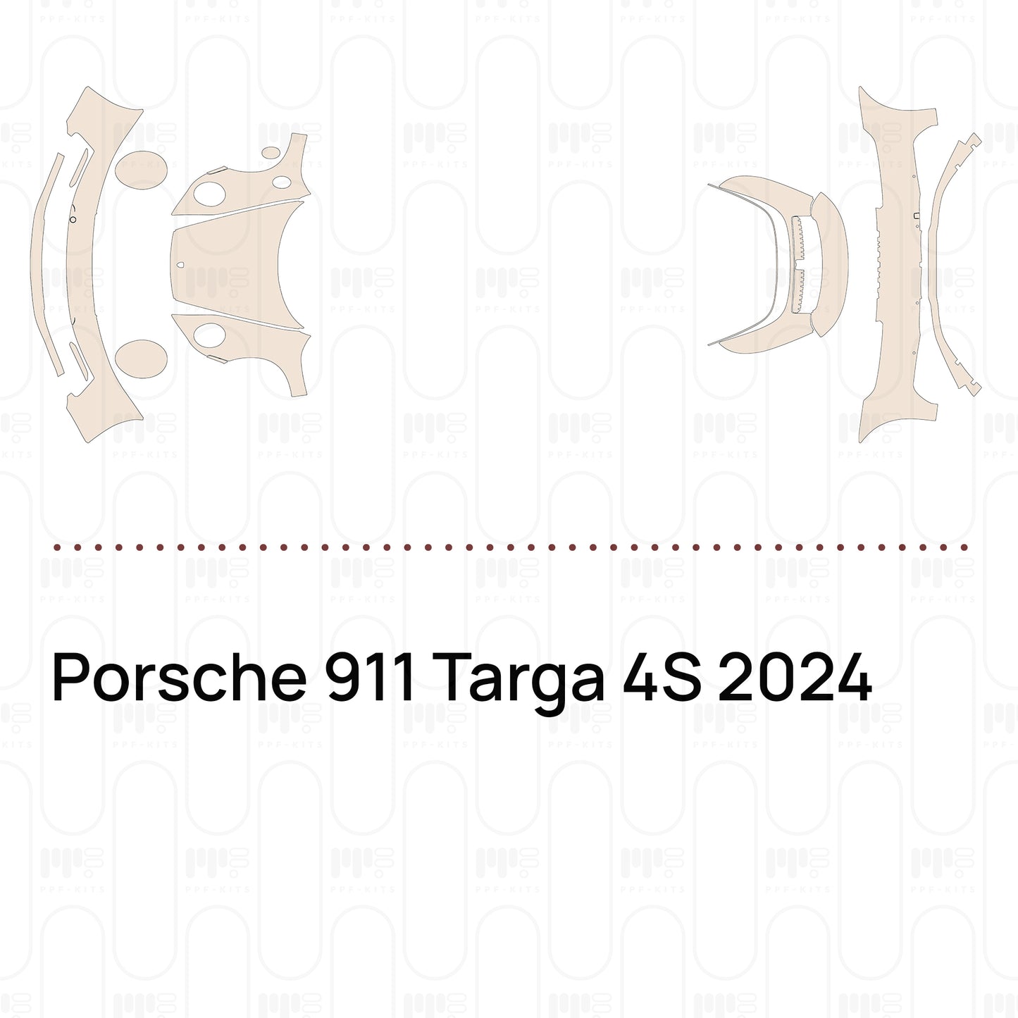 Pre-Cut PPF Porsche 911 Targa 4S 2024