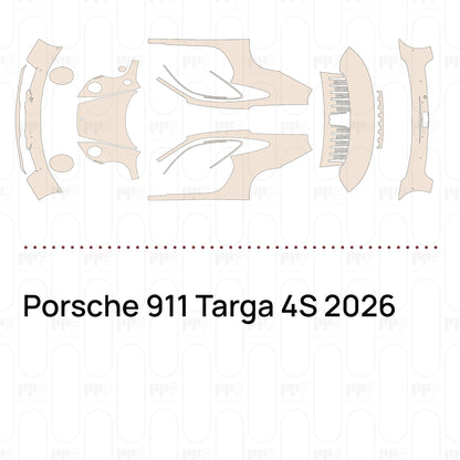 Pre-Cut PPF Porsche 911 Targa 4S 2026