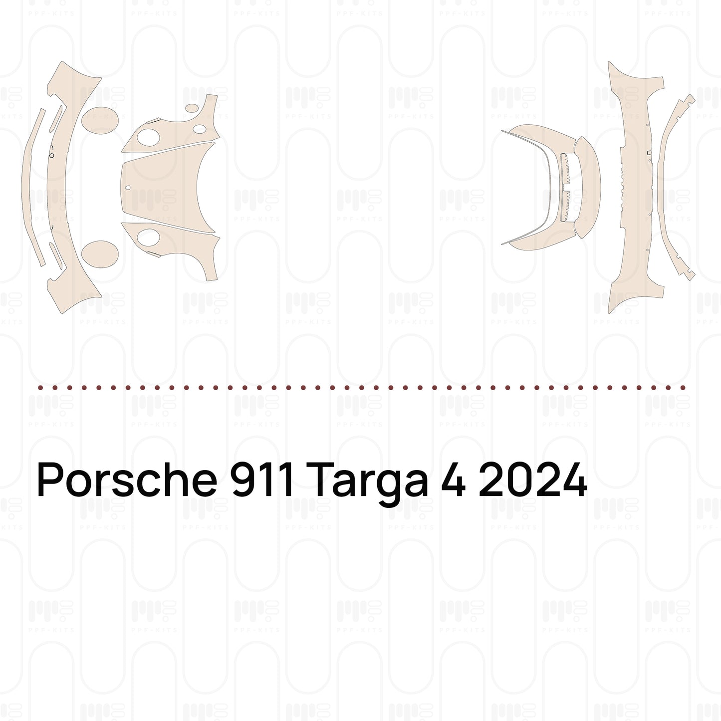 PPF precortado Porsche 911 Targa 4 2024