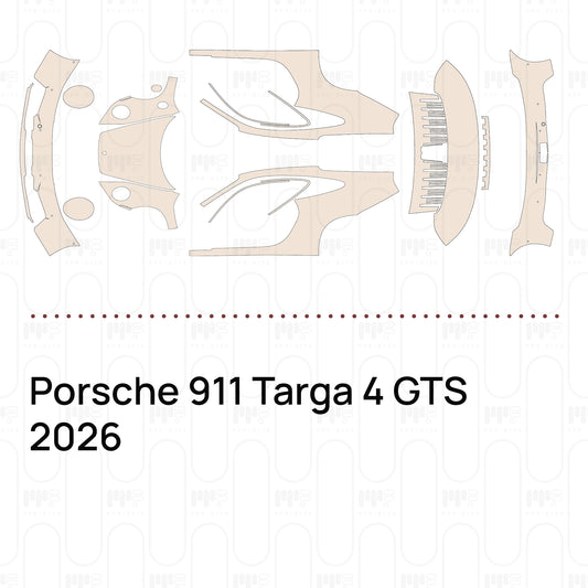 PPF precortado Porsche 911 Targa 4 GTS 2026