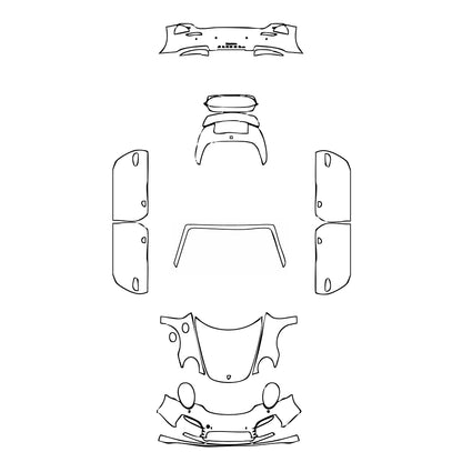 Pre-Cut PPF Porsche 911 Turbo Cabriolet 2015 - PPF-Kits