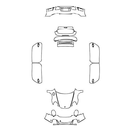 Pre-Cut PPF Porsche 911 Turbo Coupe 2006 - PPF-Kits