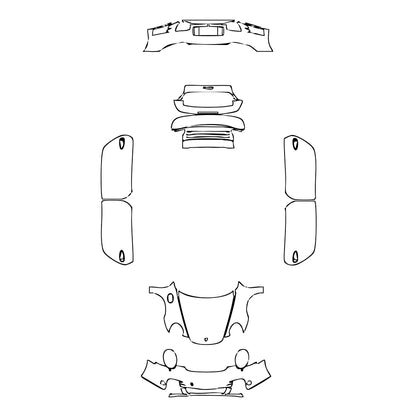 Pre-Cut PPF Porsche 911 Turbo Coupe 2007 - PPF-Kits