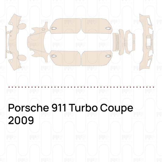 PPF precortado Porsche 911 Turbo Coupe 2009