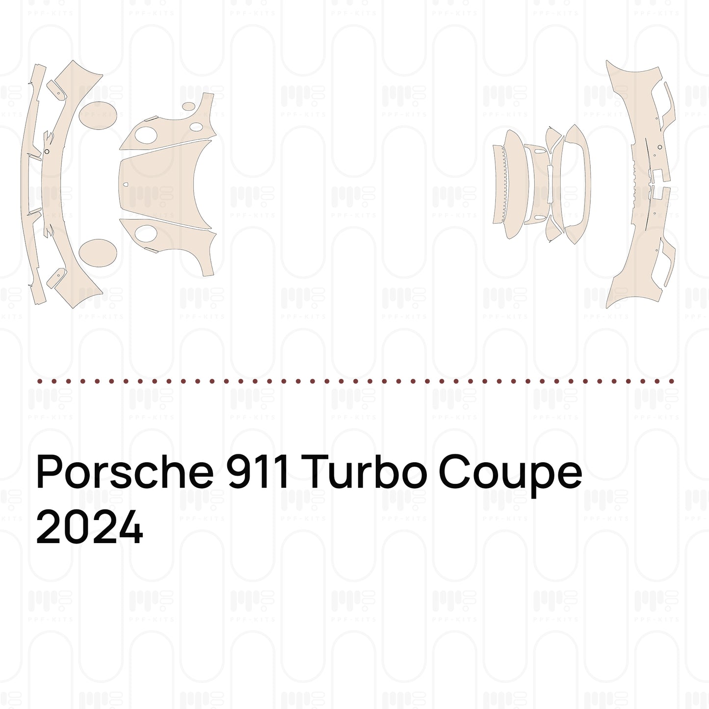 Pre-Cut PPF Porsche 911 Turbo Coupe 2024