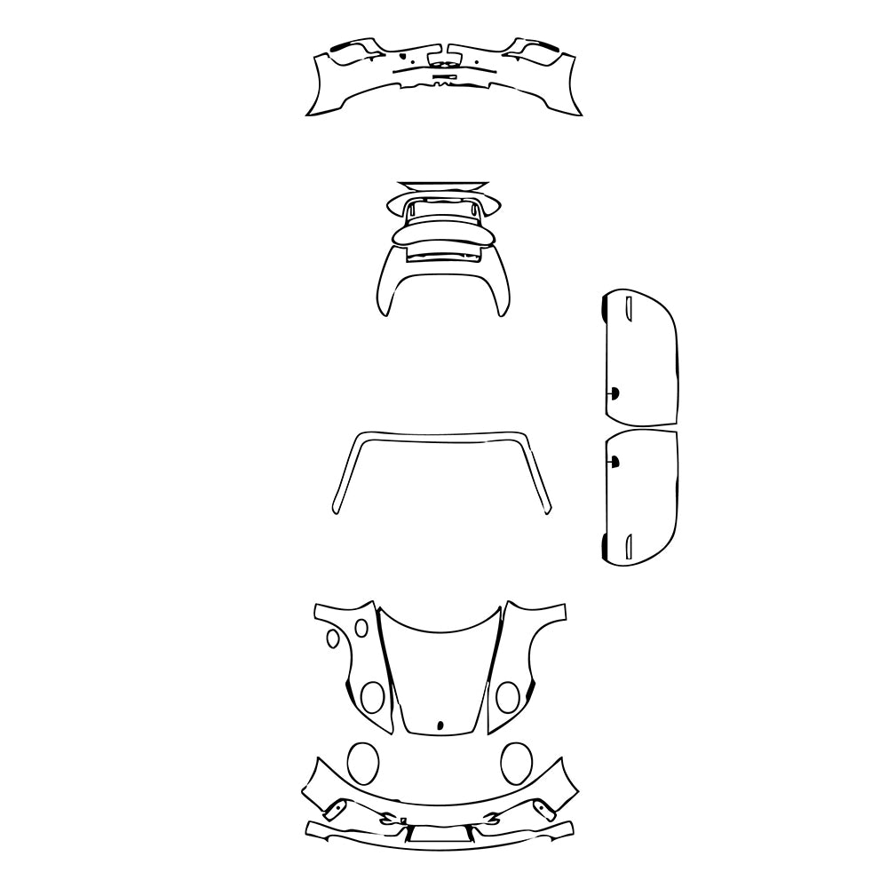 Pre-Cut PPF Porsche 911 Turbo S Cabriolet 2021 - PPF-Kits