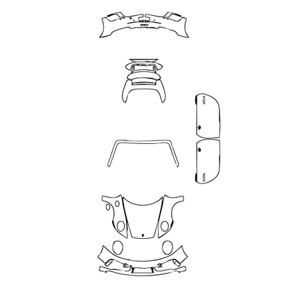 Pre-Cut PPF Porsche 911 Turbo S Cabriolet 2024 - PPF-Kits