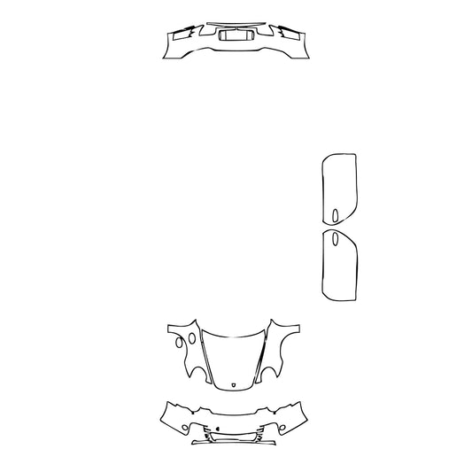 Pre-Cut PPF Porsche 911 Turbo S Coupe 2013 - PPF-Kits