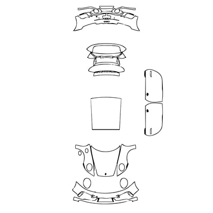 Pre-Cut PPF Porsche 911 Turbo S Coupe 2024 - PPF-Kits