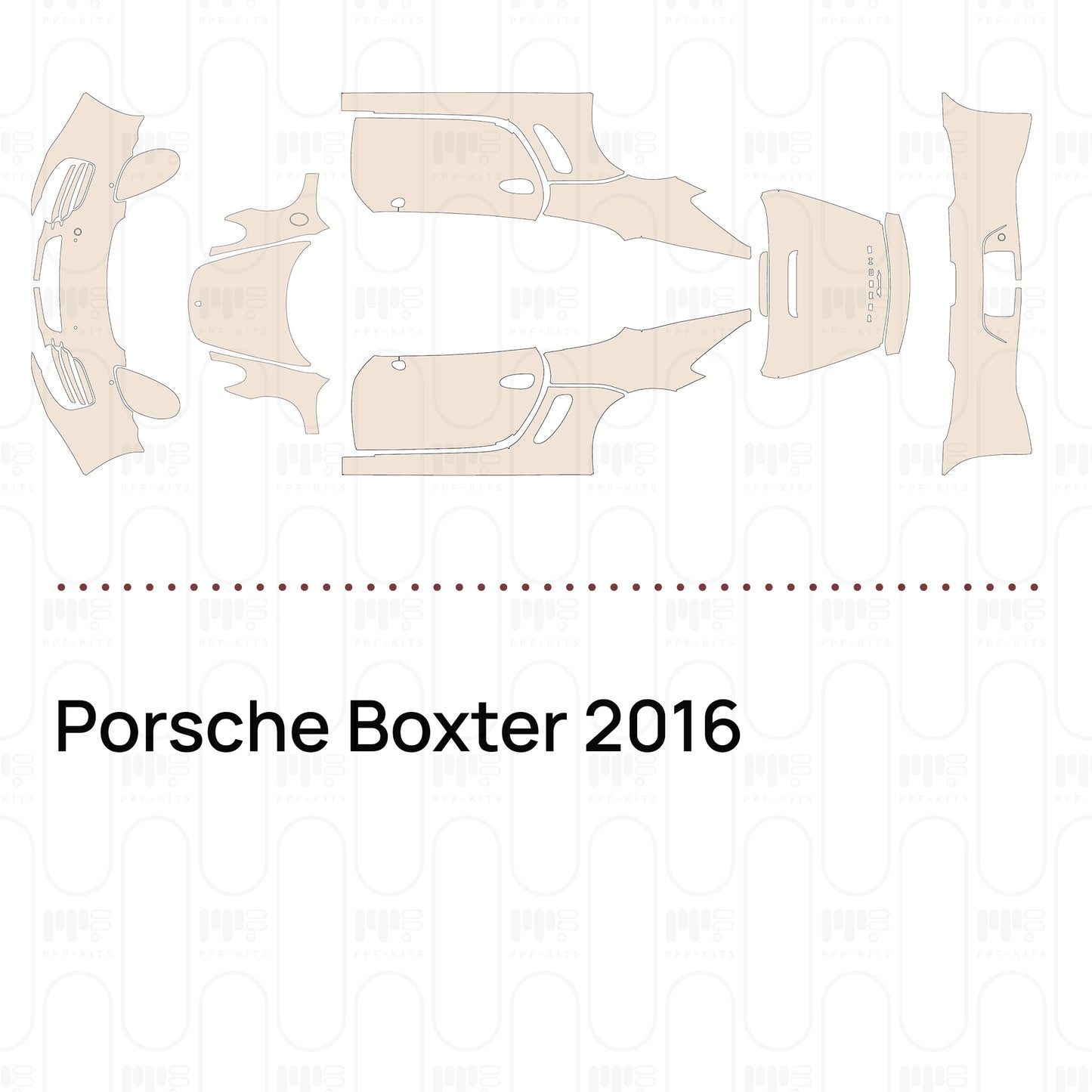 PPF precortado Porsche Boxter 2016