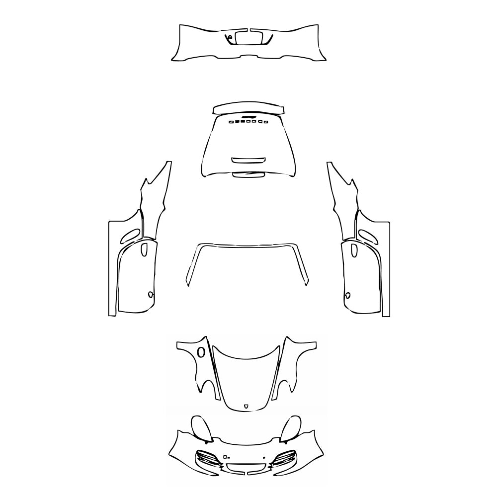 Pre-Cut PPF Porsche Boxter Boxter 2015 - PPF-Kits