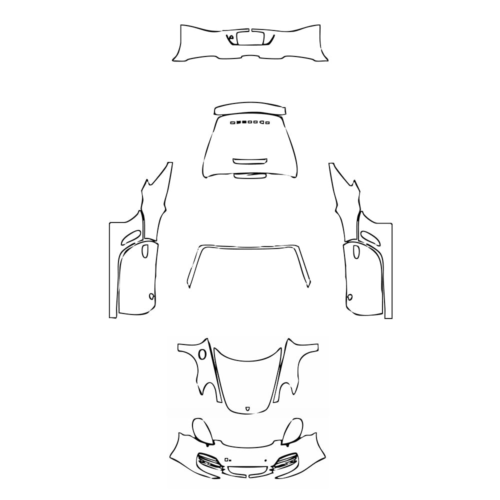 Pre-Cut PPF Porsche Boxter Boxter S 2013 - PPF-Kits
