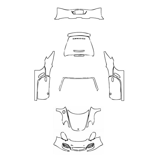 Pre-Cut PPF Porsche Boxter Boxter S 2013 - PPF-Kits