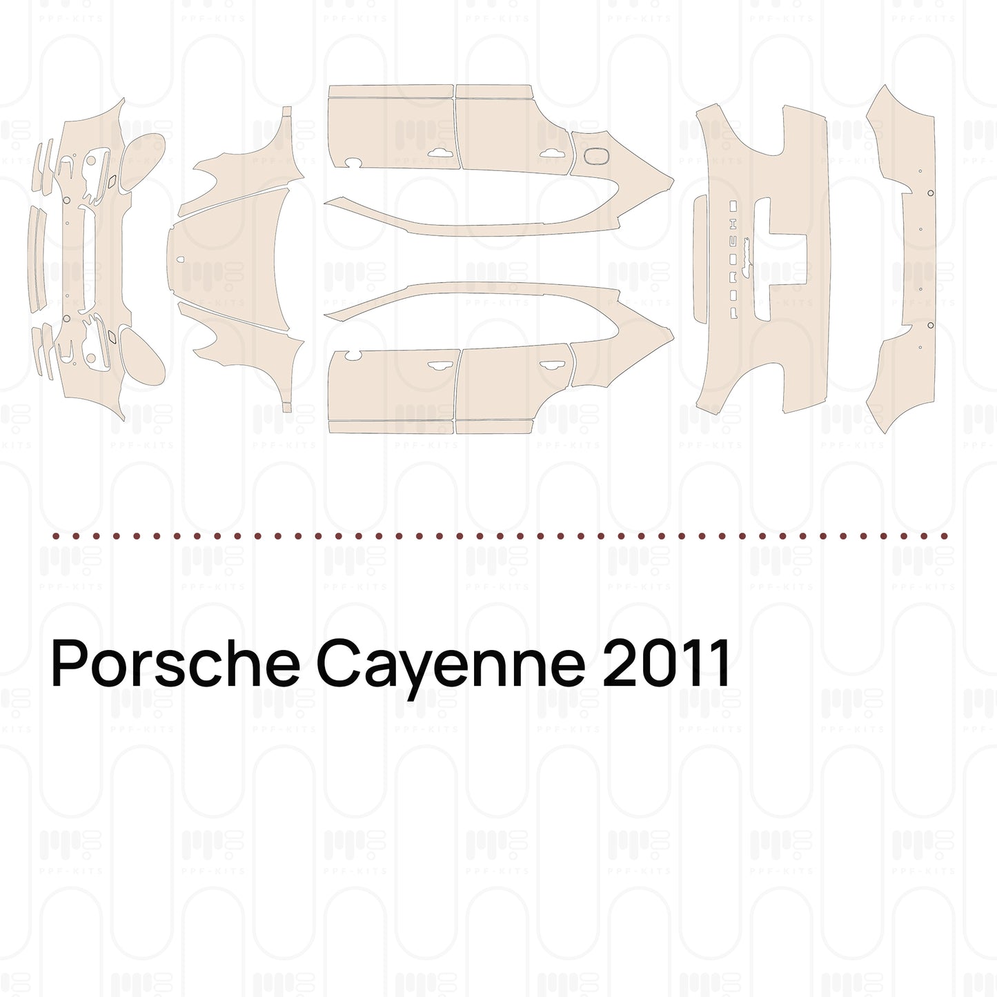PPF precortado Porsche Cayenne 2011