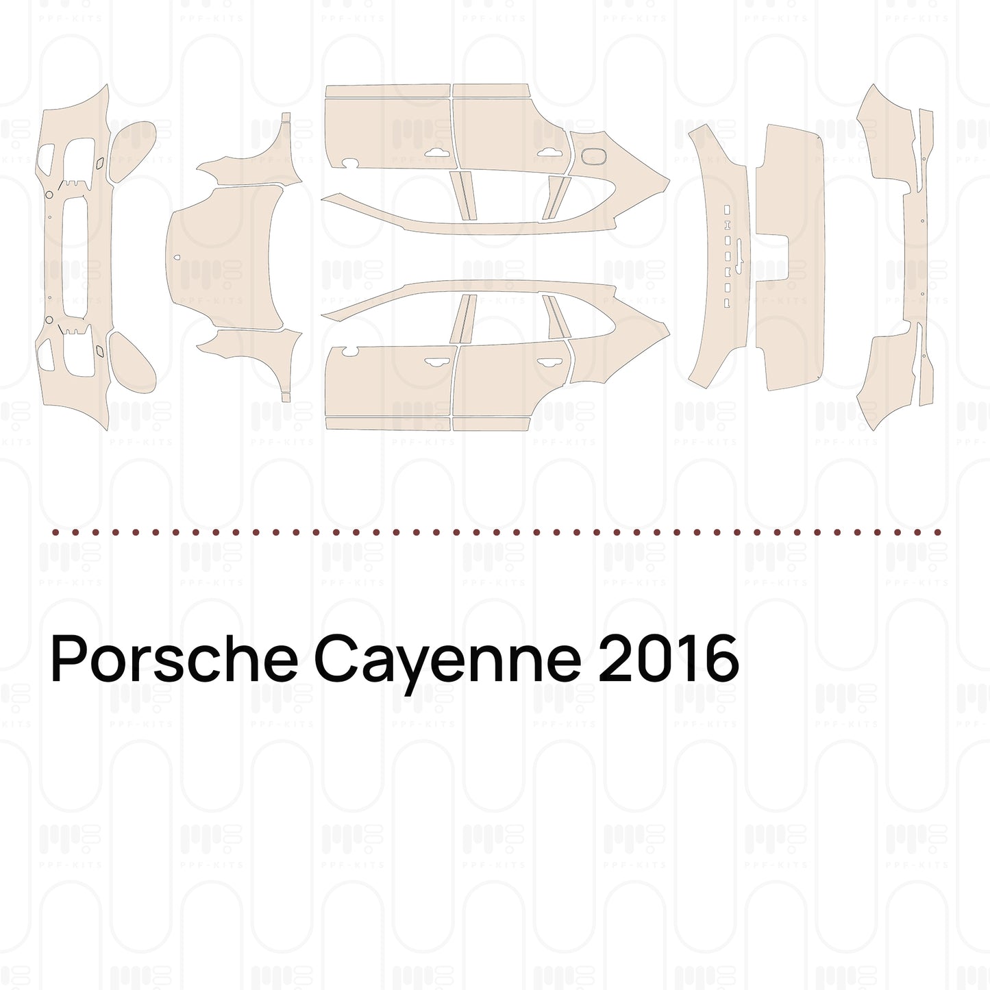 PPF precortado Porsche Cayenne 2016