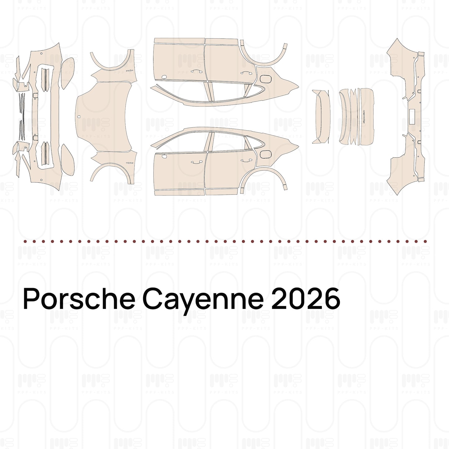 PPF precortado Porsche Cayenne 2026