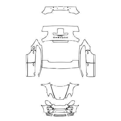 Pre-Cut PPF Porsche Cayenne Cayenne 2012 - PPF-Kits