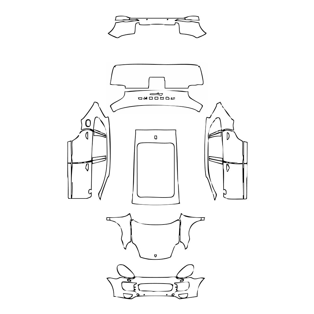 Pre-Cut PPF Porsche Cayenne Cayenne 2015 - PPF-Kits