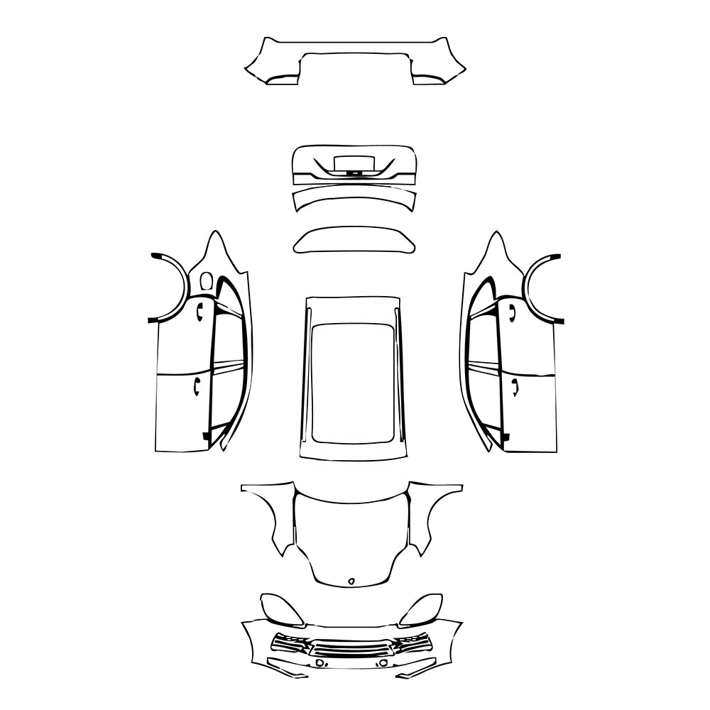 Pre-Cut PPF Porsche Cayenne Cayenne 2020 - PPF-Kits