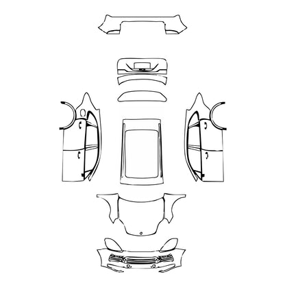 Pre-Cut PPF Porsche Cayenne Cayenne 2020 - PPF-Kits
