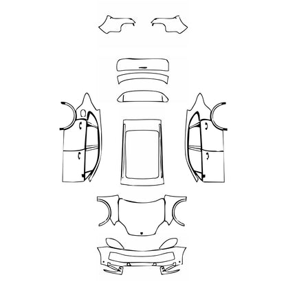 Pre-Cut PPF Porsche Cayenne Cayenne 2025 - PPF-Kits