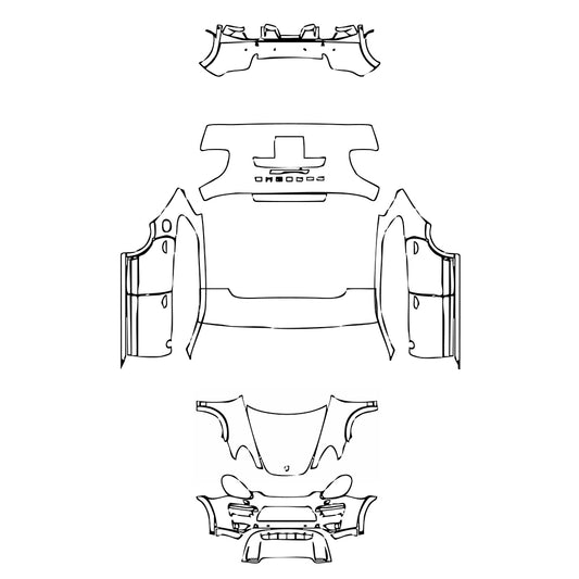 Pre-Cut PPF Porsche Cayenne Cayenne GTS 2012 - PPF-Kits