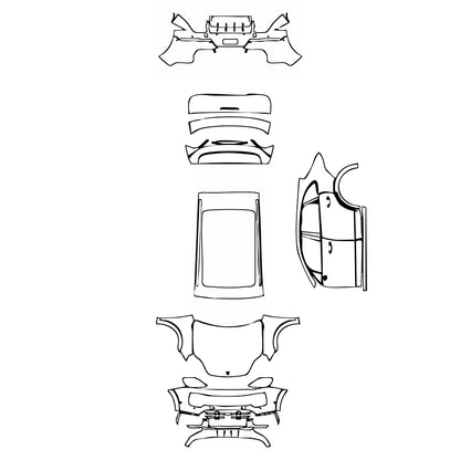 Pre-Cut PPF Porsche Cayenne Cayenne GTS 2024 - PPF-Kits