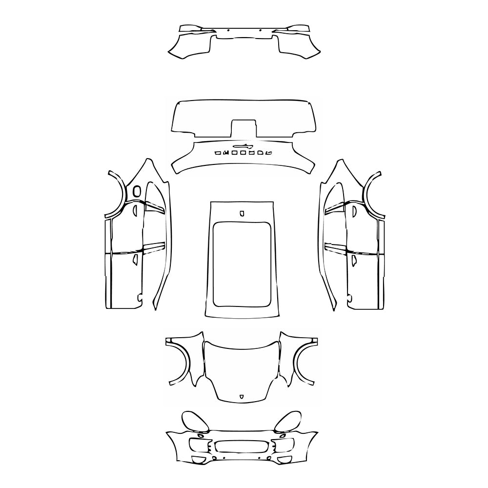 Pre-Cut PPF Porsche Cayenne Cayenne Platinum Edition 2016 - PPF-Kits