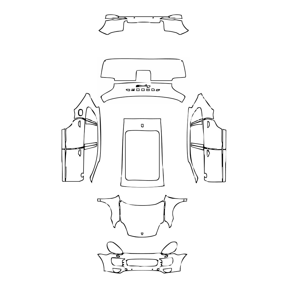 Pre-Cut PPF Porsche Cayenne Cayenne S 2016 - PPF-Kits