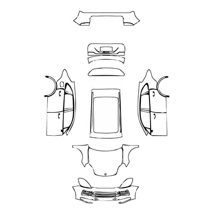 Pre-Cut PPF Porsche Cayenne Cayenne S 2018 - PPF-Kits