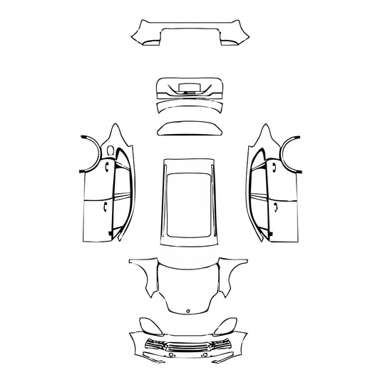 Pre-Cut PPF Porsche Cayenne Cayenne S 2021 - PPF-Kits