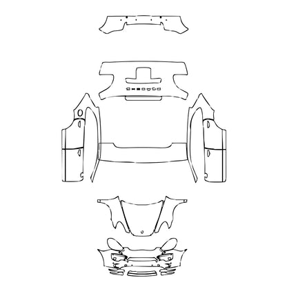Pre-Cut PPF Porsche Cayenne Cayenne S E-Hybrid 2011 - PPF-Kits