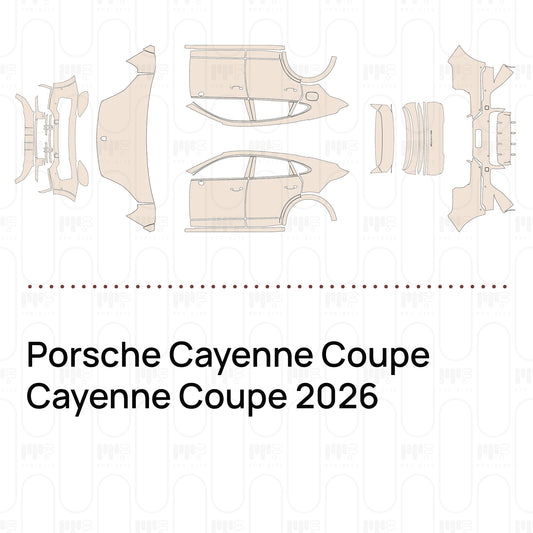 PPF precortado Porsche Cayenne Coupe Cayenne Coupe 2026
