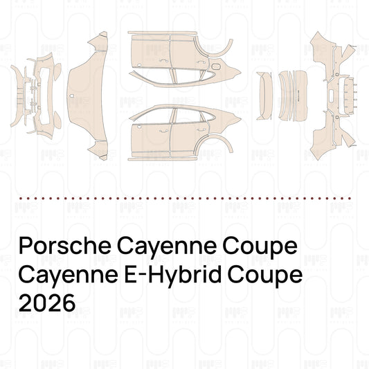 PPF precortado Porsche Cayenne Coupe Cayenne E-Hybrid Coupe 2026