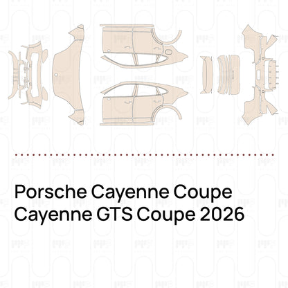 Pre-Cut PPF Porsche Cayenne Coupe Cayenne GTS Coupe 2026