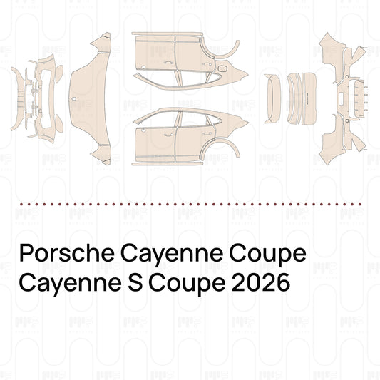 PPF precortado Porsche Cayenne Coupe Cayenne S Coupe 2026