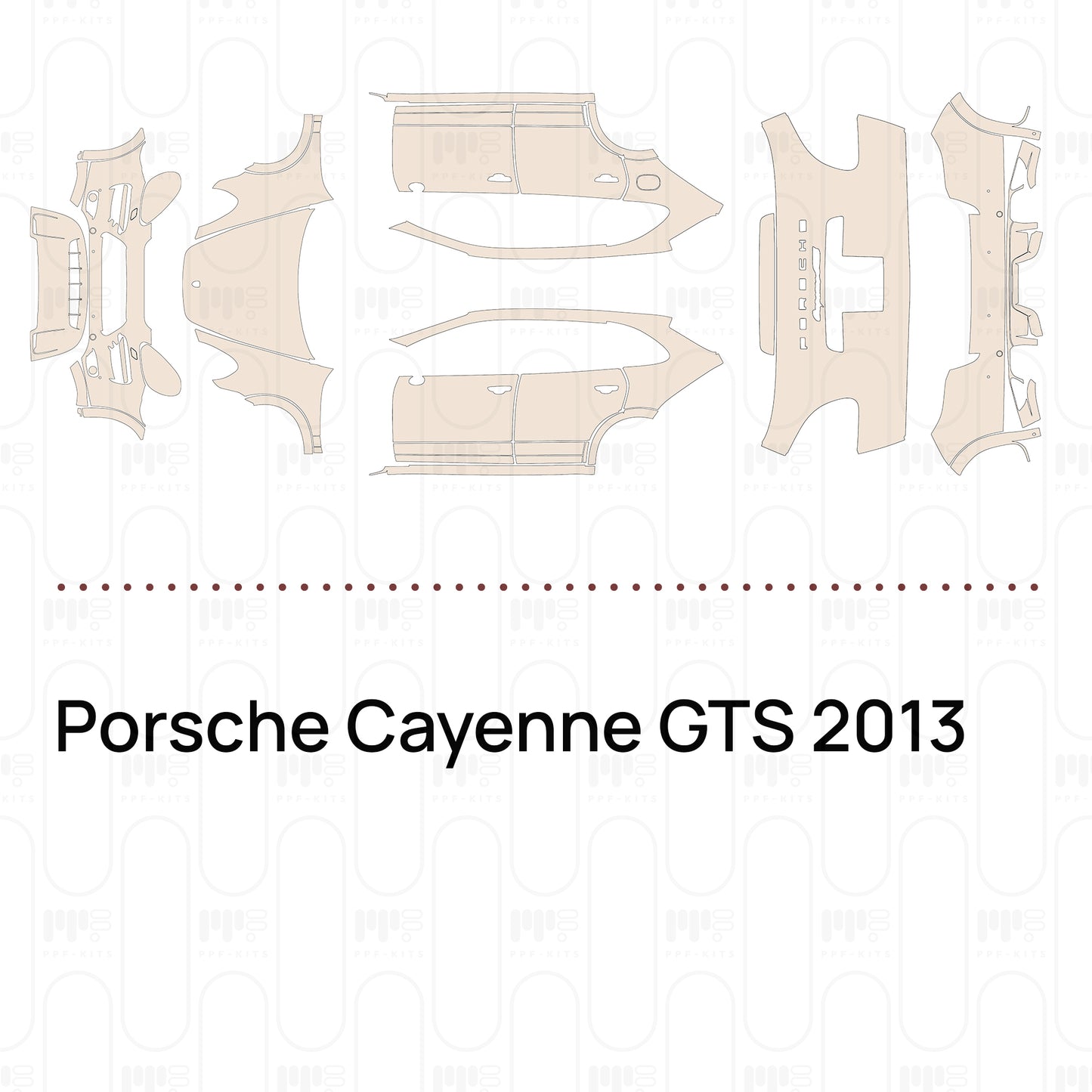 PPF precortado Porsche Cayenne GTS 2013