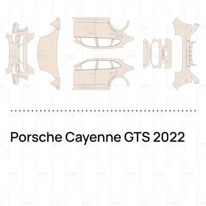 Pre-Cut PPF Porsche Cayenne GTS 2022