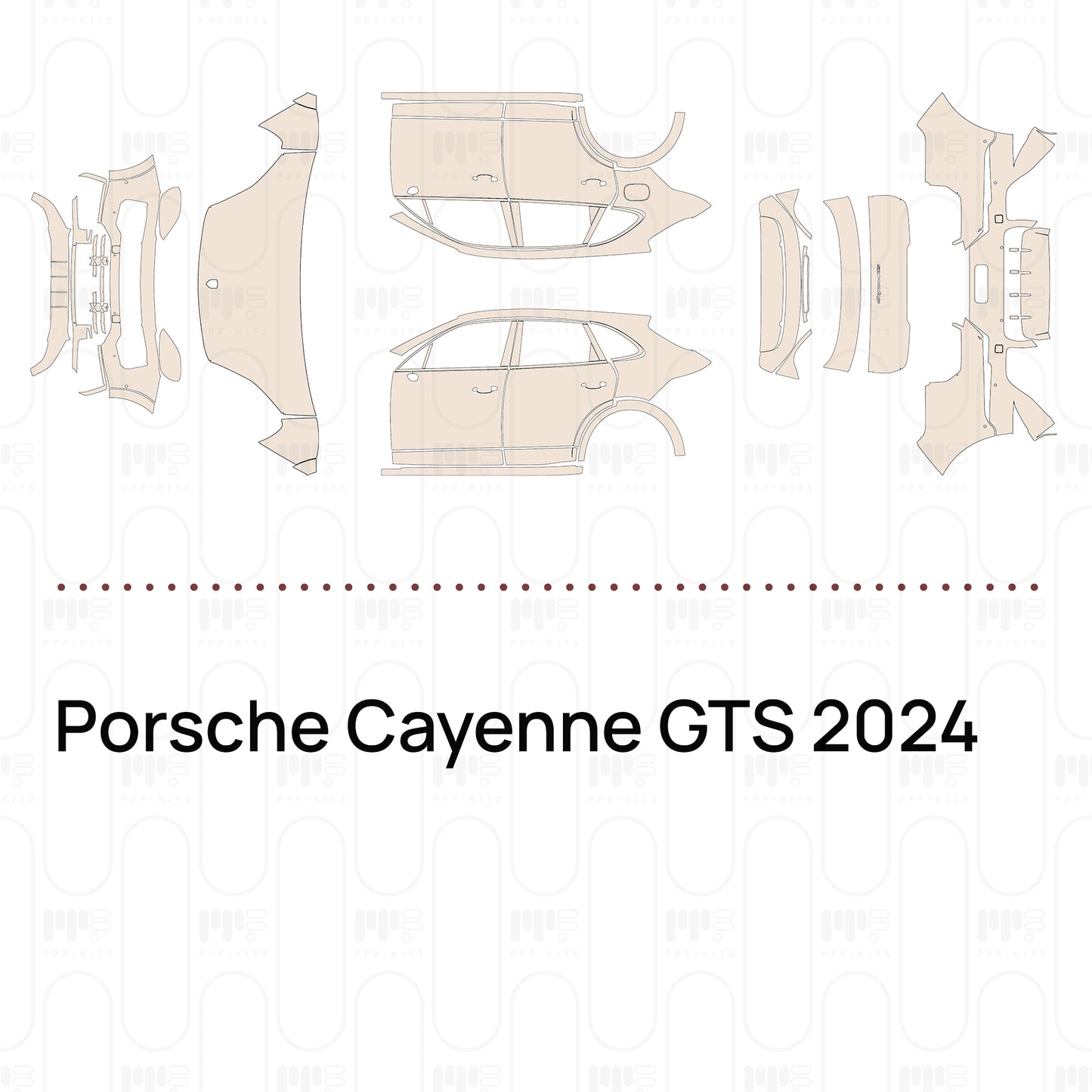 Pre-Cut PPF Porsche Cayenne GTS 2024