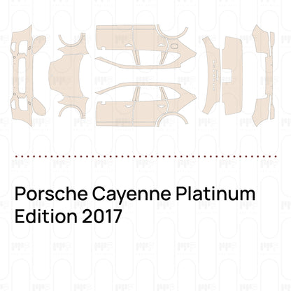 PPF precortado Porsche Cayenne Platinum Edition 2017