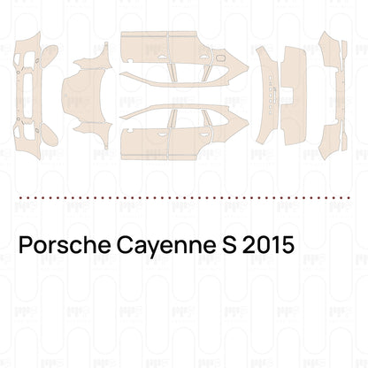 Pre-Cut PPF Porsche Cayenne S 2015
