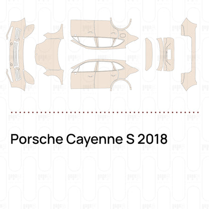Pre-Cut PPF Porsche Cayenne S 2018