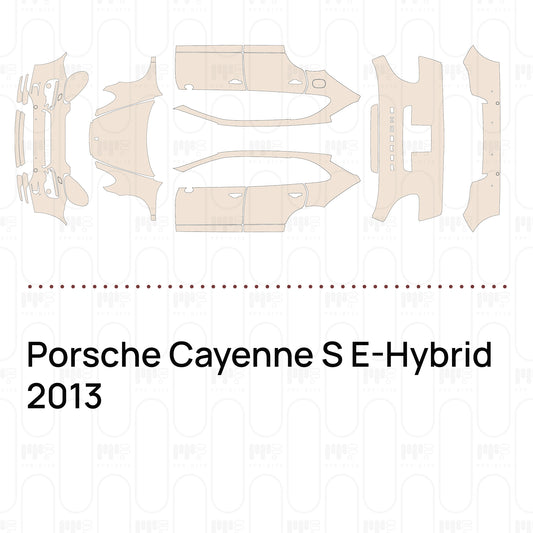 PPF precortado Porsche Cayenne S E-Hybrid 2013
