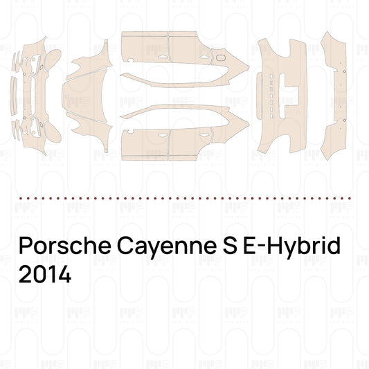 PPF precortado Porsche Cayenne S E-Hybrid 2014
