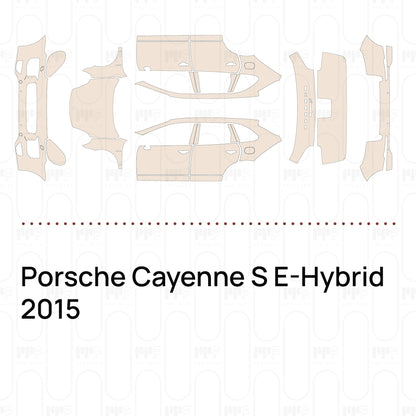 PPF precortado Porsche Cayenne S E-Hybrid 2015