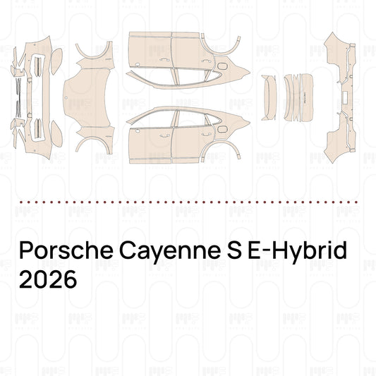 PPF precortado Porsche Cayenne S E-Hybrid 2026