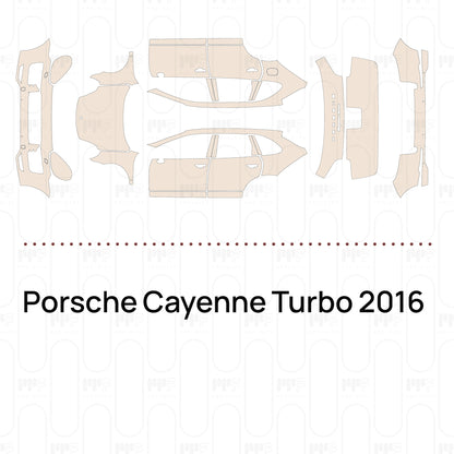 Pre-Cut PPF Porsche Cayenne Turbo 2016