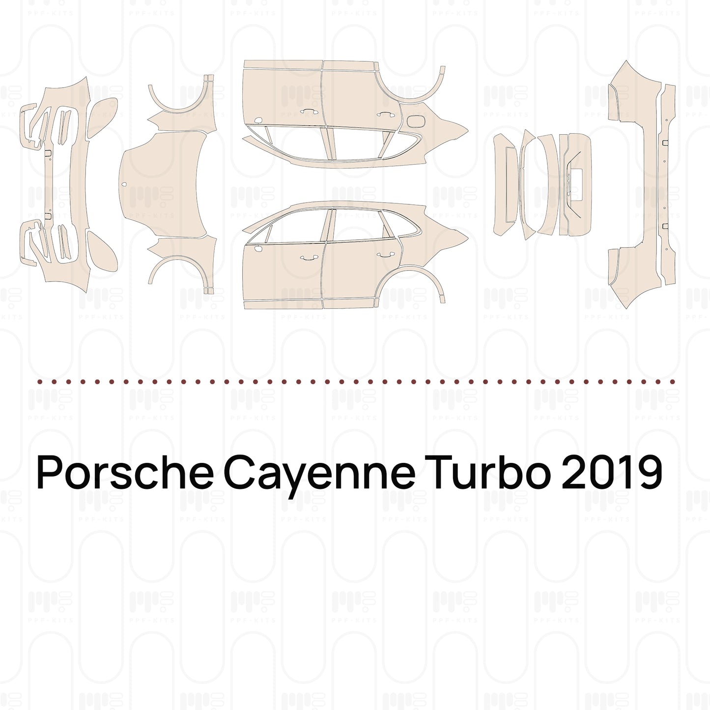Pre-Cut PPF Porsche Cayenne Turbo 2019